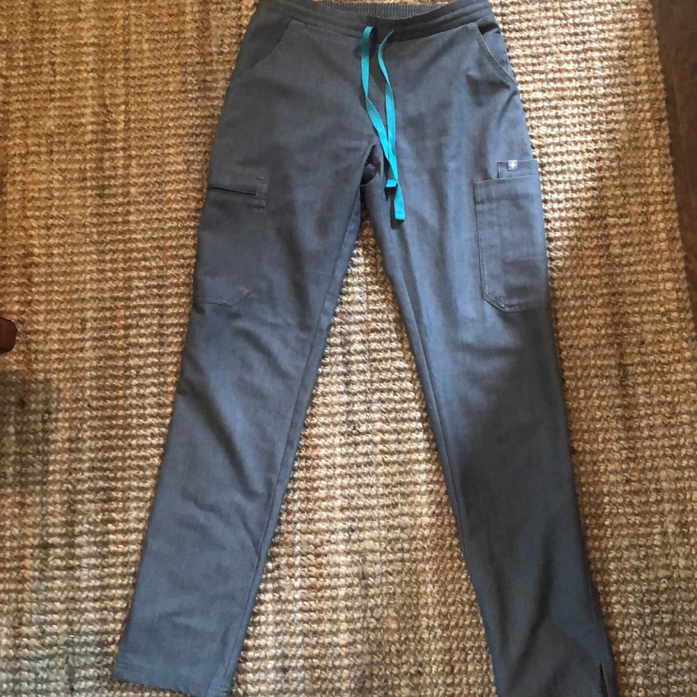 Fig Skinny Scrub Pants